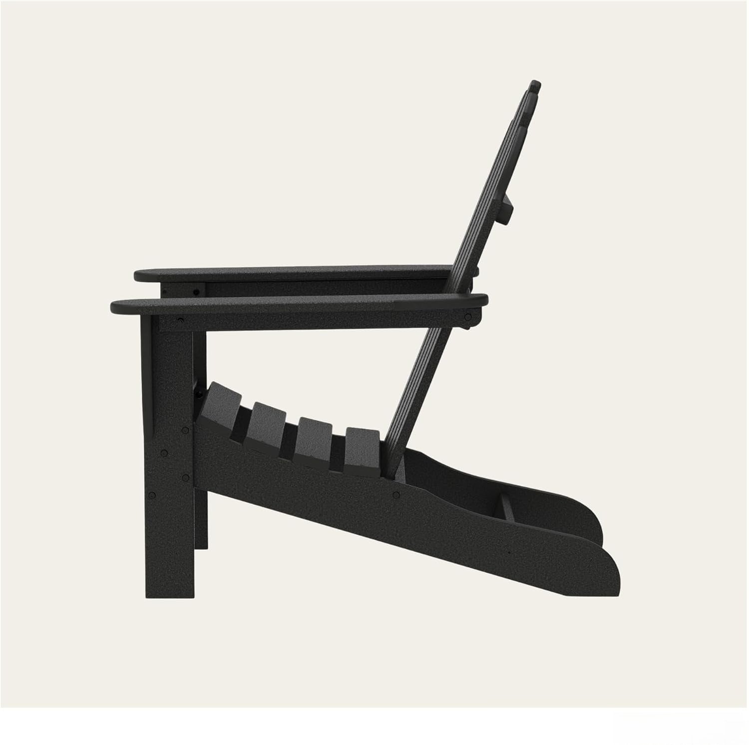 Black Classic Outdoor Adirondack Chair
