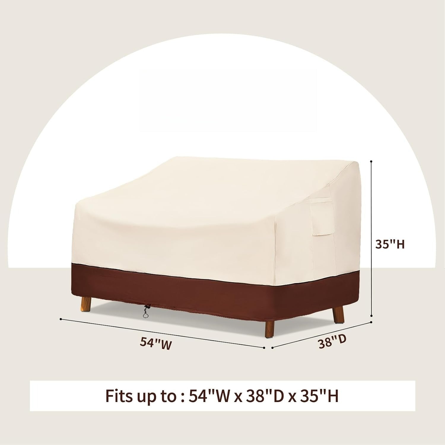 Waterproof Outdoor Patio Loveseat Cover