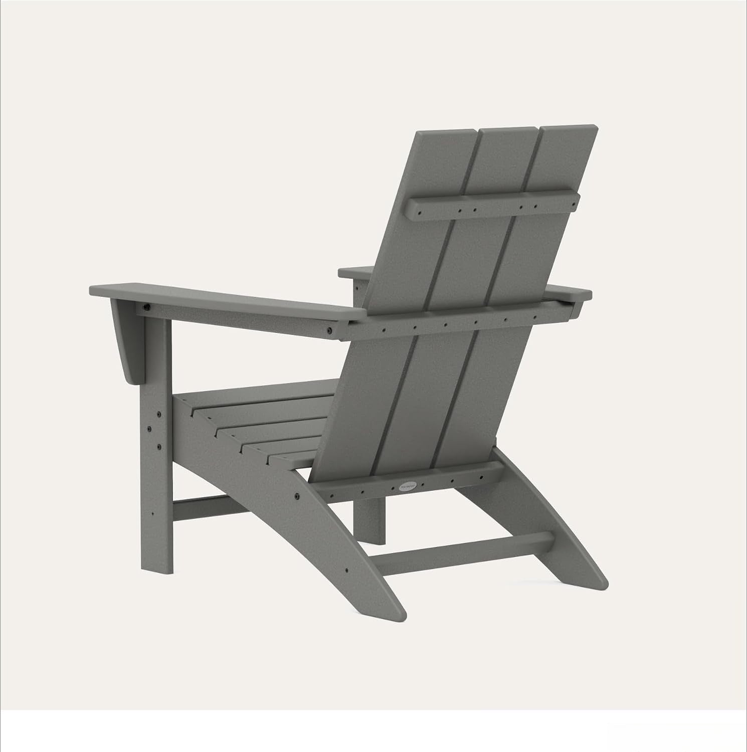 Grey HDPE Outdoor Adirondack Chair