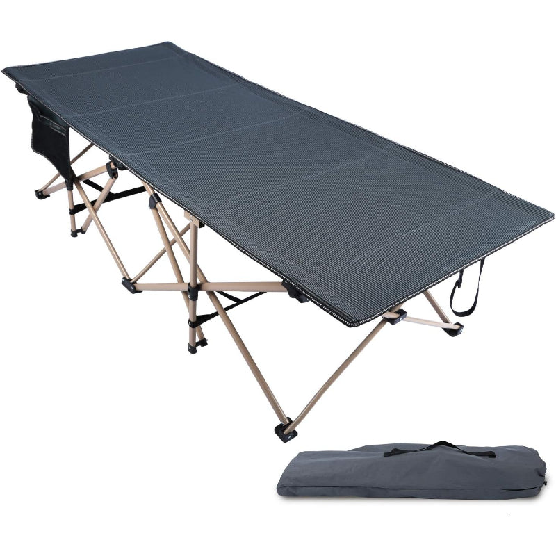 Oversized Heavy‑Duty Portable Adult Camping Cot