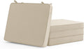 Beige Water‑Resistant Patio Chair Cushion Set