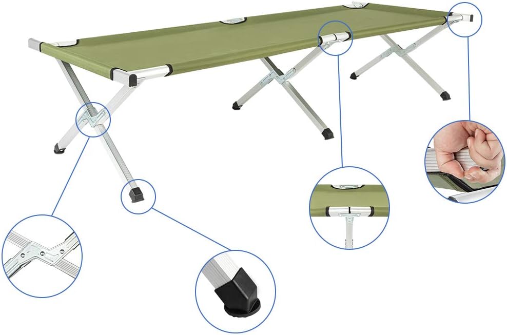 Lightweight Portable Adult Folding Camping Cot