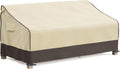 Brown Waterproof 3‑Seater Patio Couch Cover