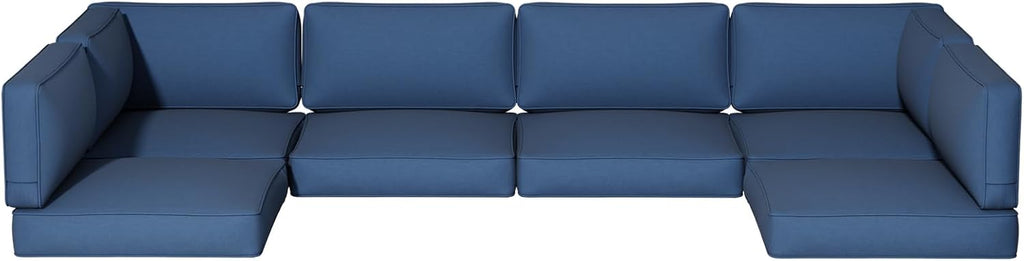 Blue Weather‑Resistant Patio Cushion Set