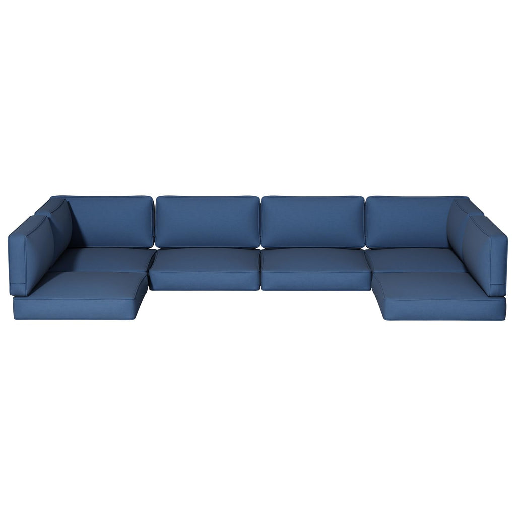 Blue Weather‑Resistant Patio Cushion Set