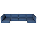 Blue Weather‑Resistant Patio Cushion Set