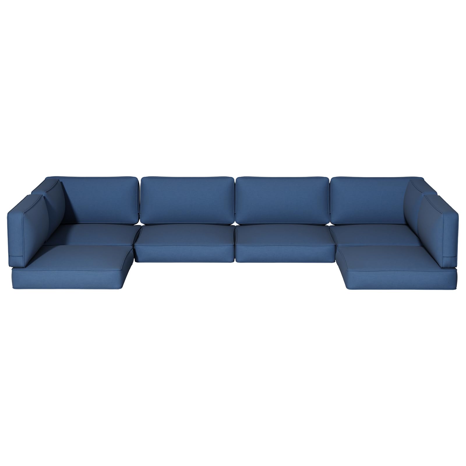 Blue Weather‑Resistant Patio Cushion Set