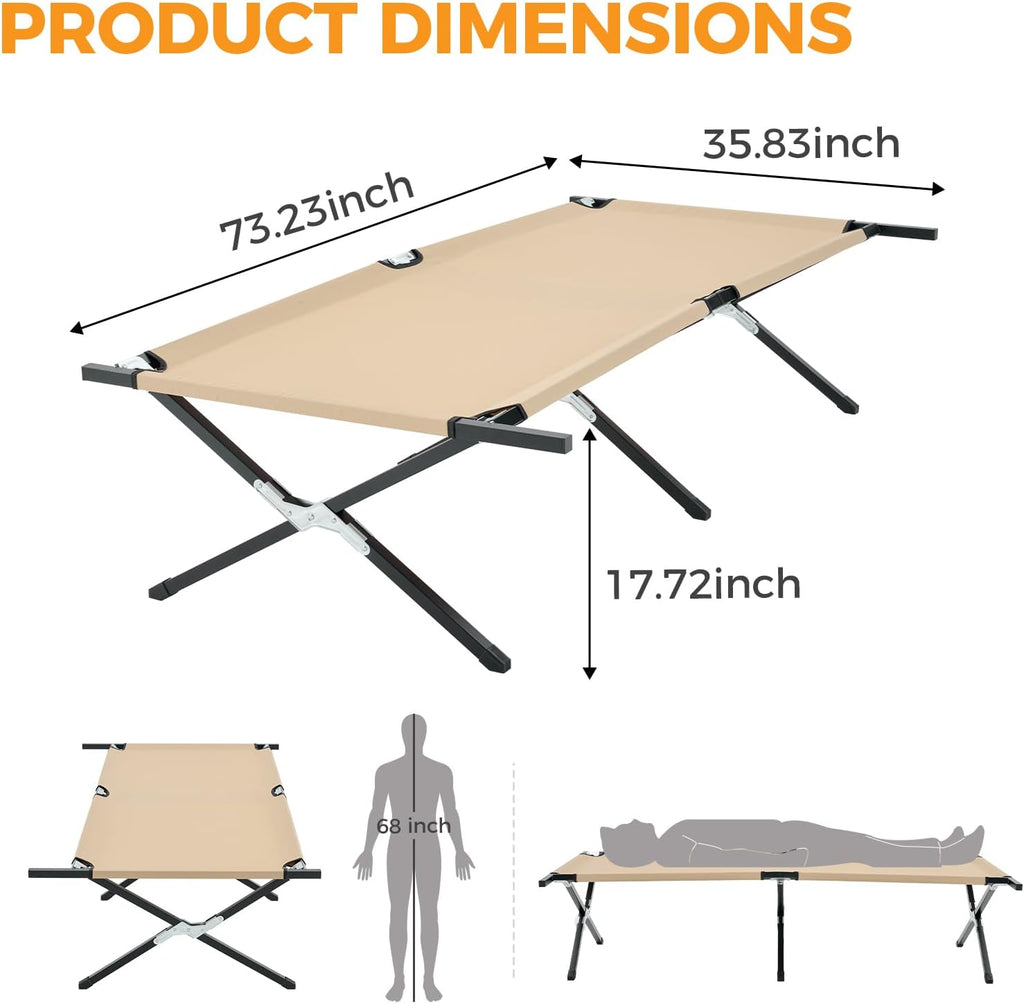 Portable Folding Adult Camping Guest Bed