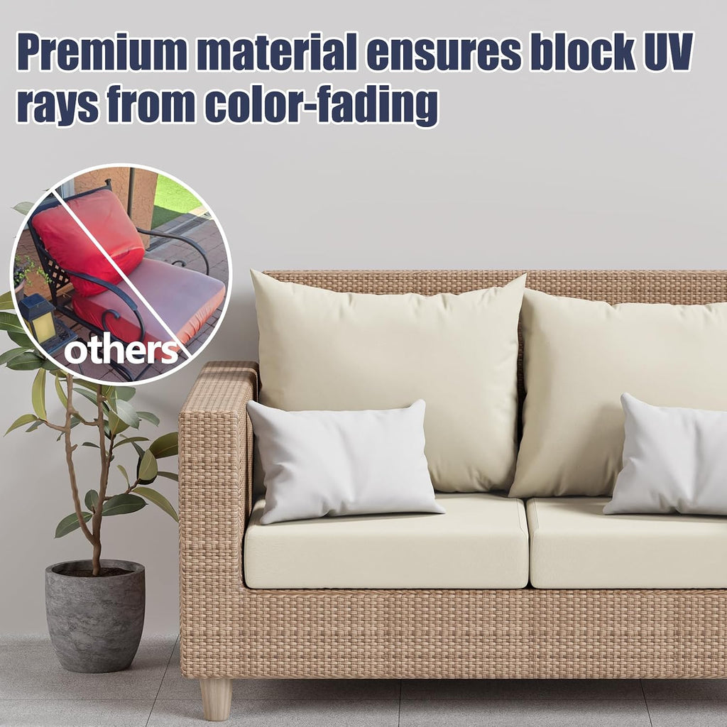 Stretch Patio Furniture Cushion Slipcover Set