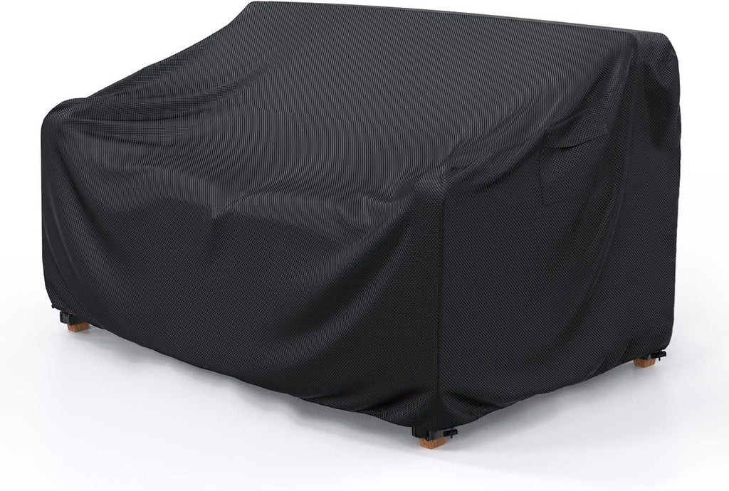 Black Waterproof 3‑Seater Patio Sofa Cover