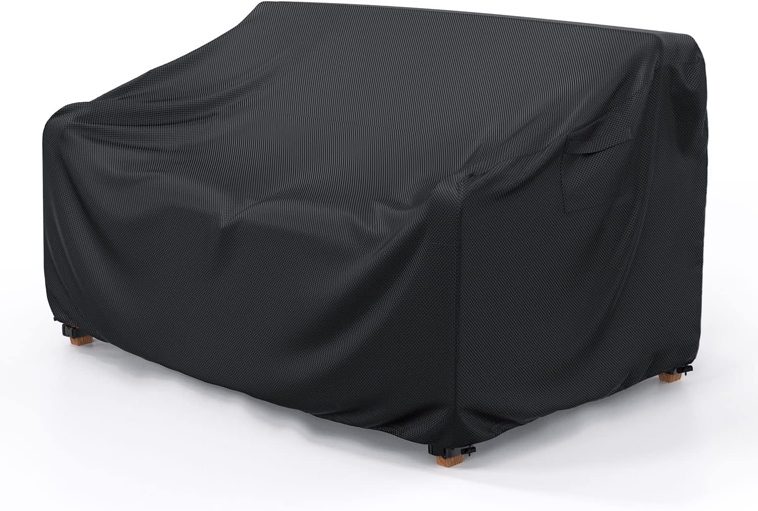 Black Waterproof 3‑Seater Patio Sofa Cover
