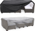 Black Waterproof Patio Furniture Cover