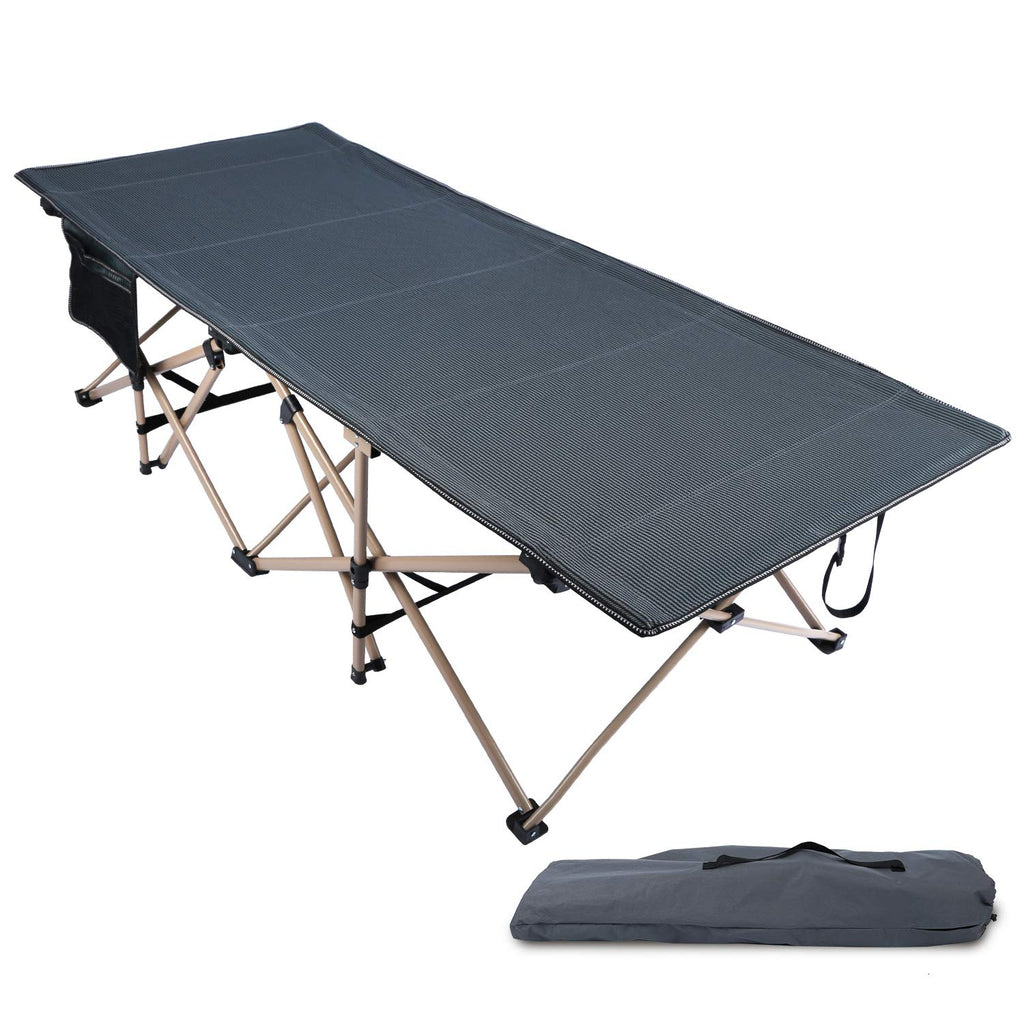Oversized Heavy‑Duty Portable Adult Camping Cot