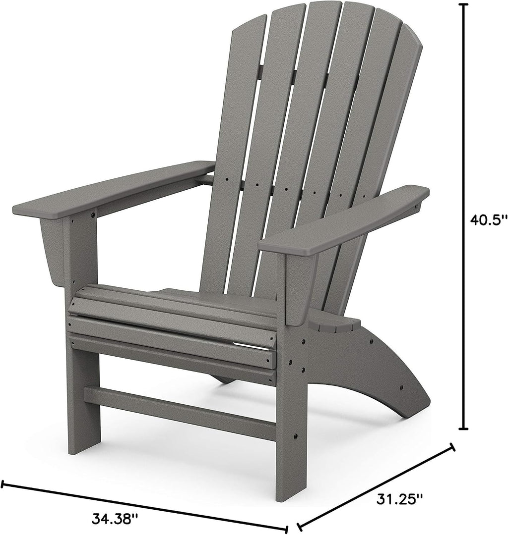 HDPE Outdoor Curveback Adirondack Chair