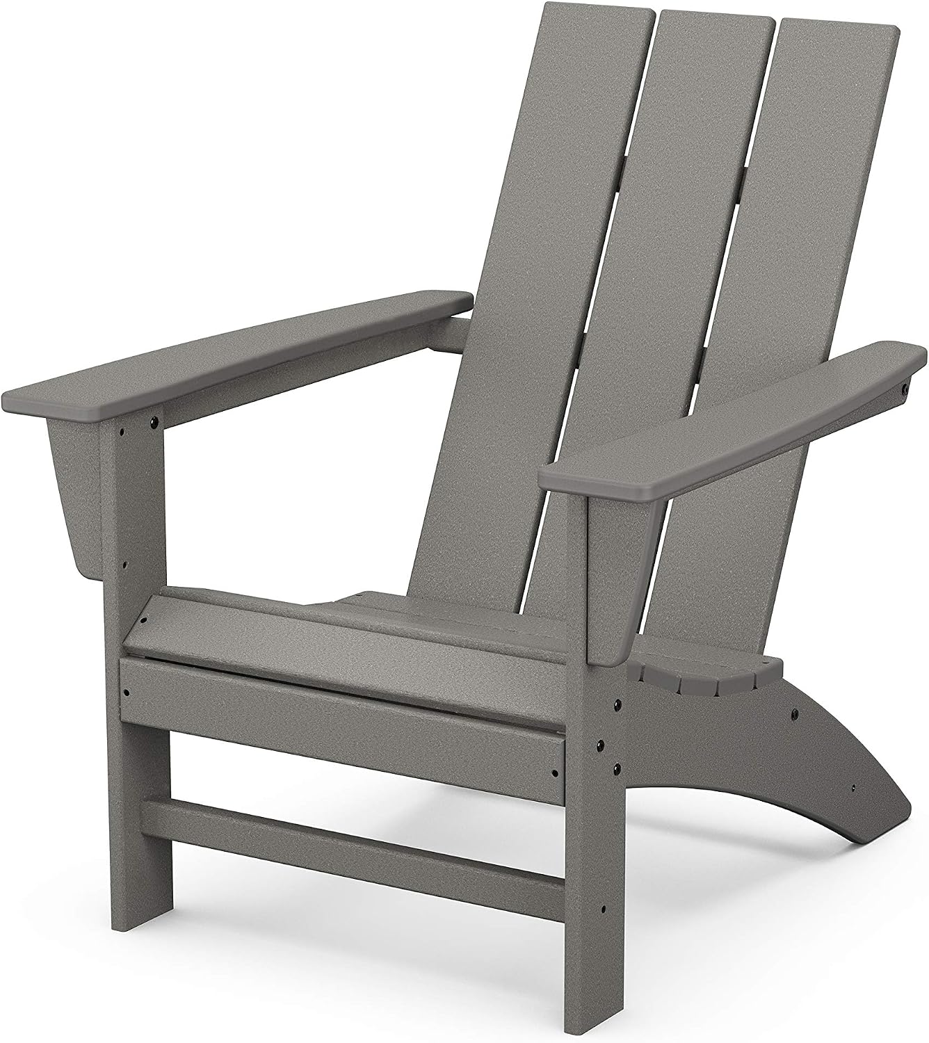 Grey HDPE Outdoor Adirondack Chair