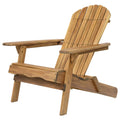 Folding Wood Outdoor Adirondack Chair