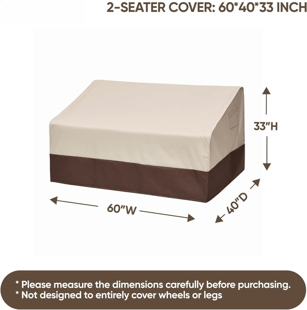 Waterproof 2‑Seater Patio Sofa Cover