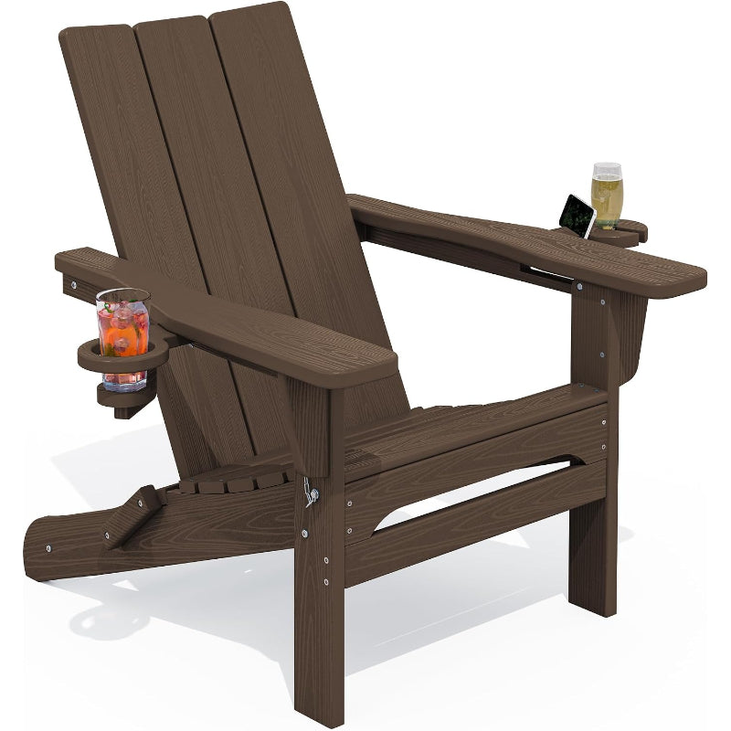 HDPE Folding Adirondack Chair Cup Holder