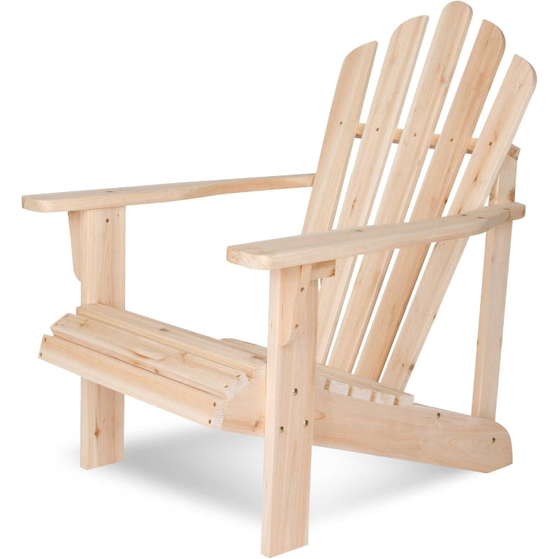 Wooden Outdoor Patio Adirondack Chair