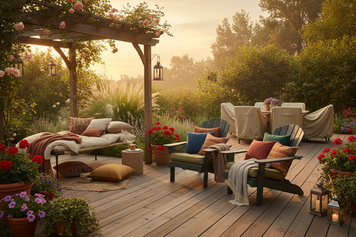 Warm Outdoor Living Scene